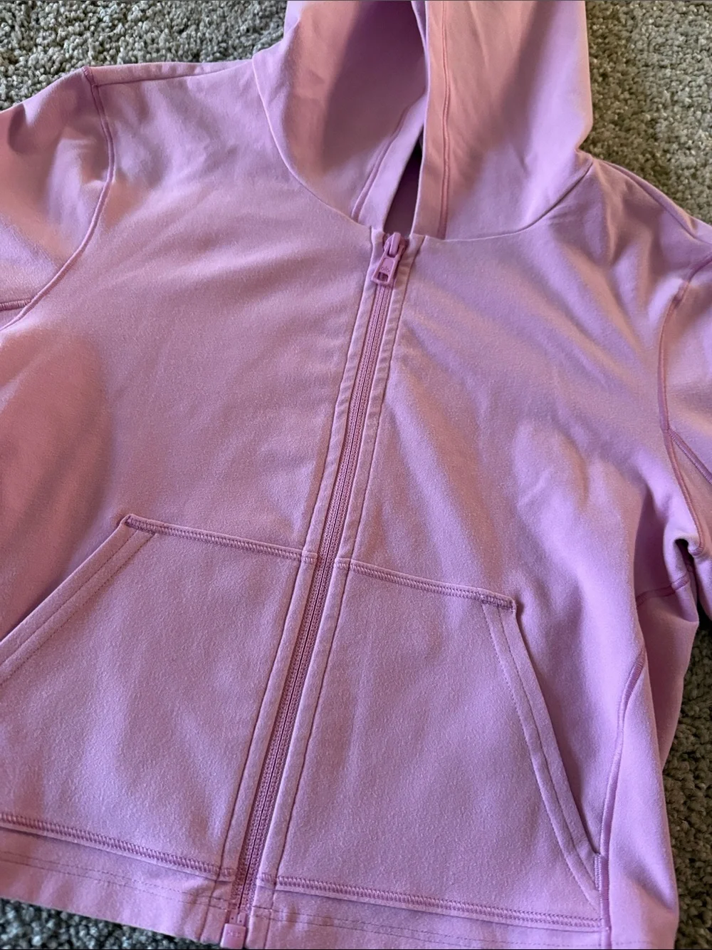 LIKE NEW ALO Alosoft Sincere Fitted Jacket, Candy Heart Pink, size S